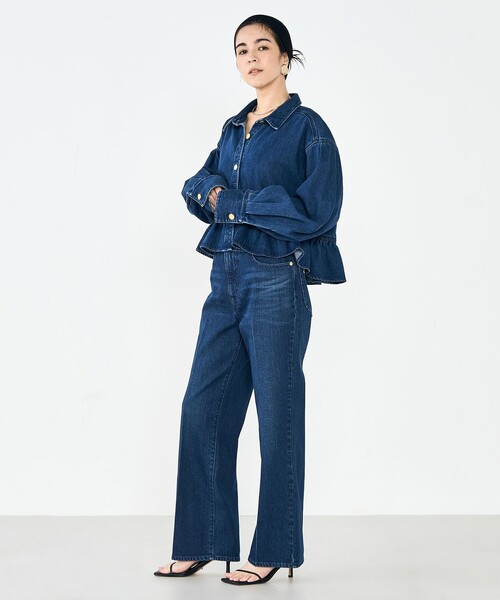 Rie Miller（リエミラー）の「【RM denim】センタープレスデニム（デニムパンツ・レディース・インディゴブルー/ブルー系その他7・M/S/XS/XXS/L）」の17枚目の写真