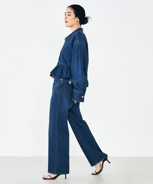 Rie Miller（リエミラー）の「【RM denim】センタープレスデニム（デニムパンツ・レディース・インディゴブルー/ブルー系その他7・M/S/XS/XXS/L）」の18枚目の写真