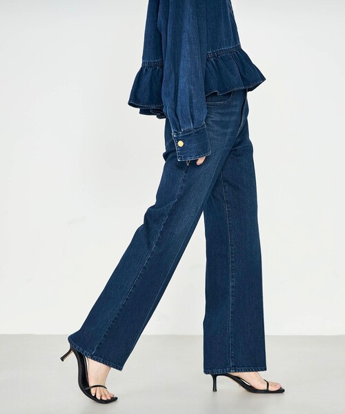 Rie Miller（リエミラー）の「【RM denim】センタープレスデニム（デニムパンツ・レディース・インディゴブルー/ブルー系その他7・M/S/XS/XXS/L）」の8枚目の写真