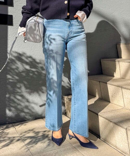 Rie Miller（リエミラー）の「【RM denim】センタープレスデニム（デニムパンツ・レディース・インディゴブルー/ブルー系その他7・M/S/XS/XXS/L）」の13枚目の写真