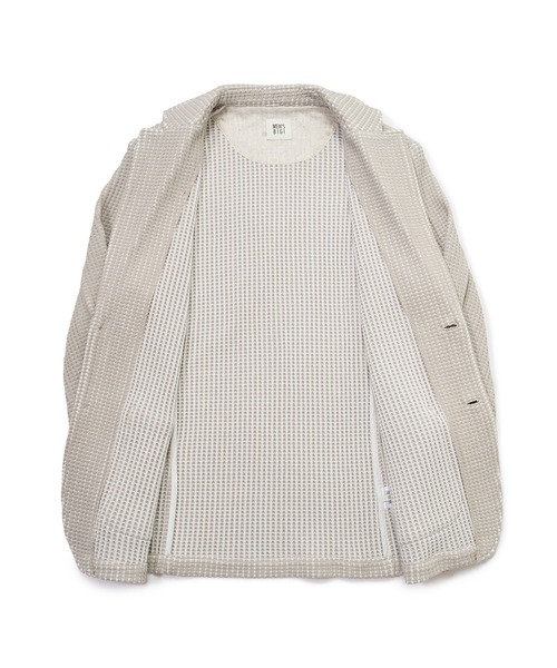 MEN'S BIGI(メンズビギ)の「オニワッフル 2Bライトジャケット(テーラードジャケット・メンズ・ブルー/ベージュ・01/02/03/04)」の14枚目の写真