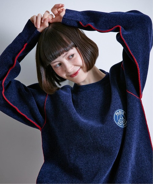 PARIS SAINT-GERMAIN（パリサンジェルマン）の「《再入荷》【Paris Saint-Germain / パリ・サン＝ジェルマン】JP Mall knit pullover（ニット/セーター・メンズ・ホワイト/ブラック/ネイビー・X-LARGE/LARGE/MEDIUM/SMALL）」の3枚目の写真