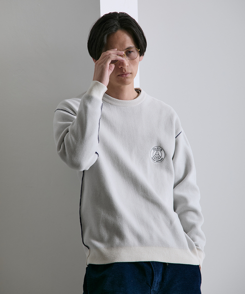 PARIS SAINT-GERMAIN（パリサンジェルマン）の「《再入荷》【Paris Saint-Germain / パリ・サン＝ジェルマン】JP Mall knit pullover（ニット/セーター・メンズ・ホワイト/ブラック/ネイビー・X-LARGE/LARGE/MEDIUM/SMALL）」の22枚目の写真