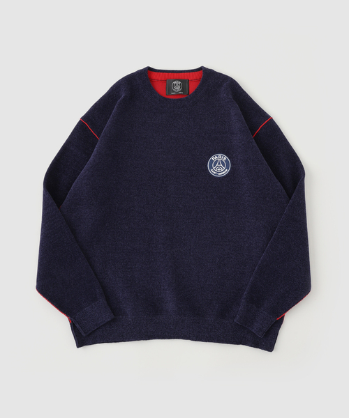 PARIS SAINT-GERMAIN（パリサンジェルマン）の「《再入荷》【Paris Saint-Germain / パリ・サン＝ジェルマン】JP Mall knit pullover（ニット/セーター・メンズ・ホワイト/ブラック/ネイビー・X-LARGE/LARGE/MEDIUM/SMALL）」の9枚目の写真