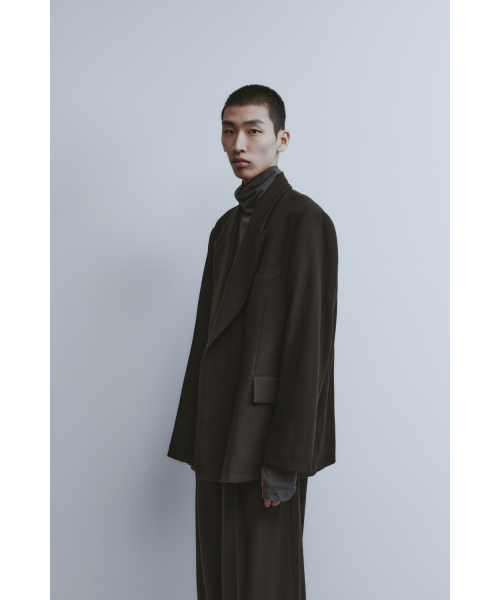 YOUTH(ユース)の「Oversized Double Breasted Jacket - Dark Brown(テーラードジャケット・レディース・その他・MEDIUM/LARGE/SMALL)」の11枚目の写真