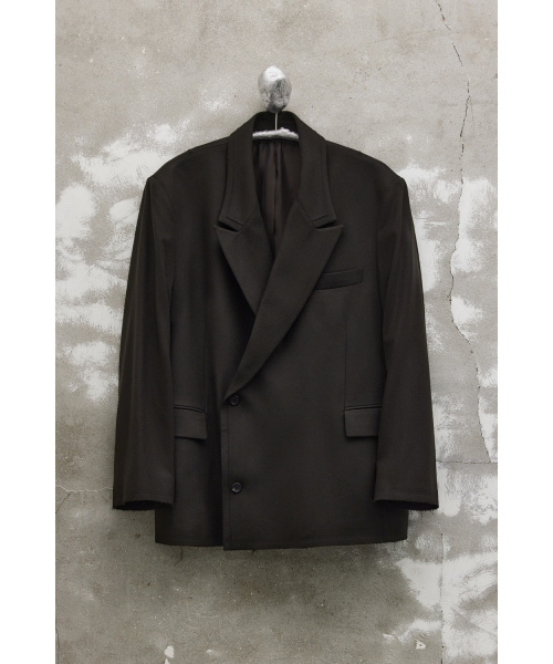 YOUTH(ユース)の「Oversized Double Breasted Jacket - Dark Brown(テーラードジャケット・レディース・その他・MEDIUM/LARGE/SMALL)」の13枚目の写真