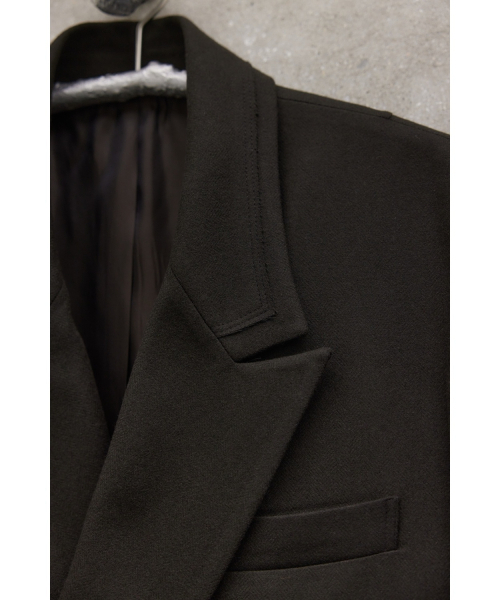 YOUTH(ユース)の「Oversized Double Breasted Jacket - Dark Brown(テーラードジャケット・レディース・その他・MEDIUM/LARGE/SMALL)」の14枚目の写真