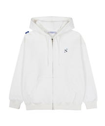 NEB hoody zipup (off-white)
