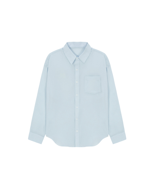 SALAD BAGUNI(サラダバグニ)の「Sheer cotton shirt - blue(シャツ/ブラウス・レディース・その他・FREE)」の1枚目の写真