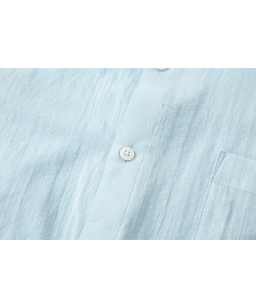 SALAD BAGUNI(サラダバグニ)の「Sheer cotton shirt - blue(シャツ/ブラウス・レディース・その他・FREE)」の4枚目の写真