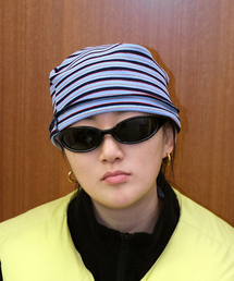 FIELDMANUAL（フィールドマニュアル）の「STRIPE FLEECE BEANIE NAVY（ニットキャップ/ビーニー）」