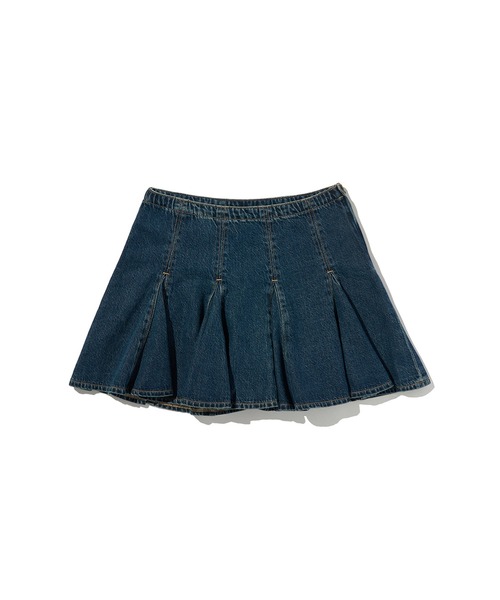 Levi's(リーバイス)の「Levi's/リーバイス ゴデットミニスカート(デニムスカート・レディース・ダークインディゴブルー・28inch/27inch/26inch/25inch/24inch/23inch)」の5枚目の写真
