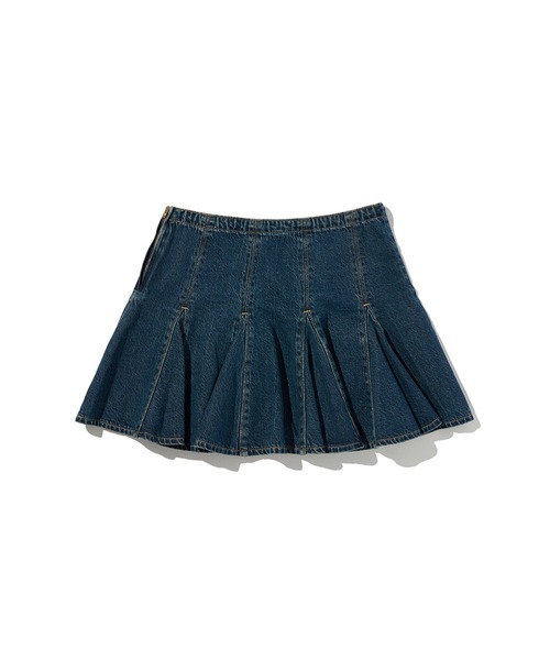 Levi's(リーバイス)の「Levi's/リーバイス ゴデットミニスカート(デニムスカート・レディース・ダークインディゴブルー・28inch/27inch/26inch/25inch/24inch/23inch)」の6枚目の写真