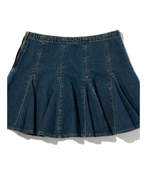 Levi's(リーバイス)の「Levi's/リーバイス ゴデットミニスカート(デニムスカート・レディース・ダークインディゴブルー・28inch/27inch/26inch/25inch/24inch/23inch)」の9枚目の写真