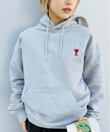 AMI Alexandre Mattiussi（アミアレクサンドルマテュッシ）の「AMI PARIS / AMI SMALL HEART LOGO HOODIE（パーカー）」