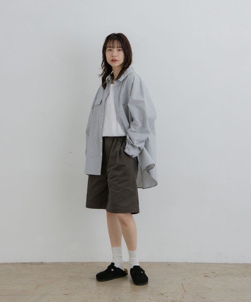 flaner（フラネ）の「Detachable 2way pants / デタッチャブル2wayパンツ（その他パンツ・レディース・グレー/ホワイト・MEDIUM/LARGE）」の16枚目の写真