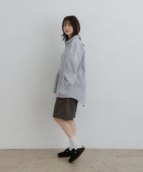 flaner（フラネ）の「Detachable 2way pants / デタッチャブル2wayパンツ（その他パンツ・レディース・グレー/ホワイト・MEDIUM/LARGE）」の17枚目の写真