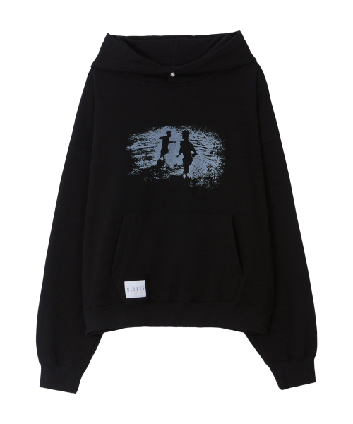 MIDSUN(ミッドサン)の「Oceans Hoodie-Black(パーカー・レディース・ブラック・M/L)」の1枚目の写真