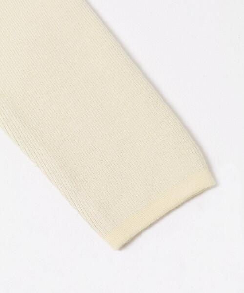 ITEMS URBANRESEARCH（アイテムズ アーバンリサーチ）の「ダブルフェイスVネックニット（ニット/セーター・レディース・グレー/アイボリー/グリーン系その他/ネイビー・FREE）」の20枚目の写真