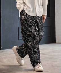 CAMBIO（カンビオ）の「mp14520- Floral Gobelin Wide Straight Pants ワイドストレートパンツ(CMP-261-011)（その他パンツ）」