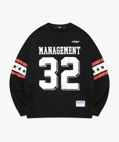 LMCの「STAR FOOTBALL SWEATSHIRT black(スウェット・レディース・その他・S/M/L/XL)」の4枚目の写真