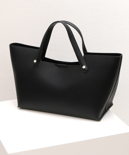 cache cache(カシュ カシュ)の「カシュカシュ cachecache / ポーチ付横長2ハンドルトート(トートバッグ・レディース・ライトグレー/ライトイエロー/ブラック・FREE)」の14枚目の写真