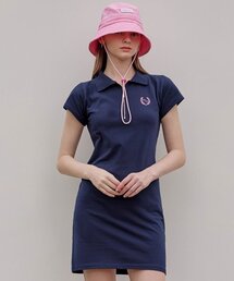 MACKY（マッキー）の「ベーシックスリムワンピースネイビー（ワンピース）」