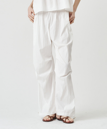 THE-ABON（エイボン）の「レンス ナイロン ストリングパンツ アイボリー（その他パンツ）」