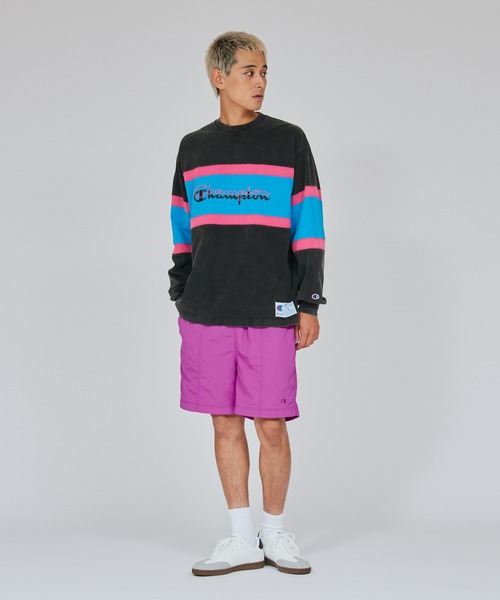 Champion(チャンピオン)の「【Champion/チャンピオン】メンズ アクションスタイル ロングスリーブTシャツ(Tシャツ/カットソー・メンズ・グレー/ブラック/ネイビー・X-LARGE/LARGE/MEDIUM)」の8枚目の写真