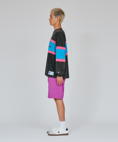 Champion(チャンピオン)の「【Champion/チャンピオン】メンズ アクションスタイル ロングスリーブTシャツ(Tシャツ/カットソー・メンズ・グレー/ブラック/ネイビー・X-LARGE/LARGE/MEDIUM)」の9枚目の写真