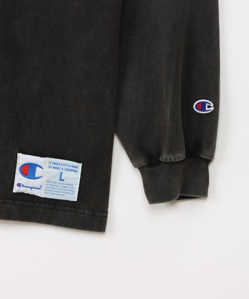 Champion(チャンピオン)の「【Champion/チャンピオン】メンズ アクションスタイル ロングスリーブTシャツ(Tシャツ/カットソー・メンズ・グレー/ブラック/ネイビー・X-LARGE/LARGE/MEDIUM)」の15枚目の写真