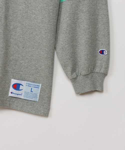 Champion(チャンピオン)の「【Champion/チャンピオン】メンズ アクションスタイル ロングスリーブTシャツ(Tシャツ/カットソー・メンズ・グレー/ブラック/ネイビー・X-LARGE/LARGE/MEDIUM)」の19枚目の写真