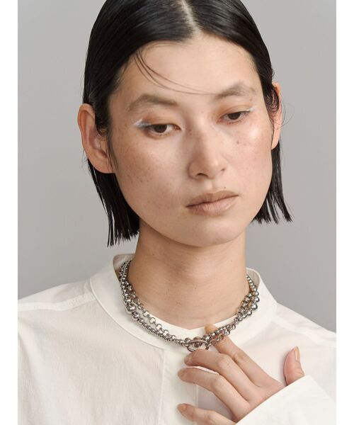 UN3D.(アンスリード)の「4WAY BALL CHAIN NC2 / 4WAYボールチェーンネックレス2(ネックレス・レディース・シルバー・FREE)」の6枚目の写真