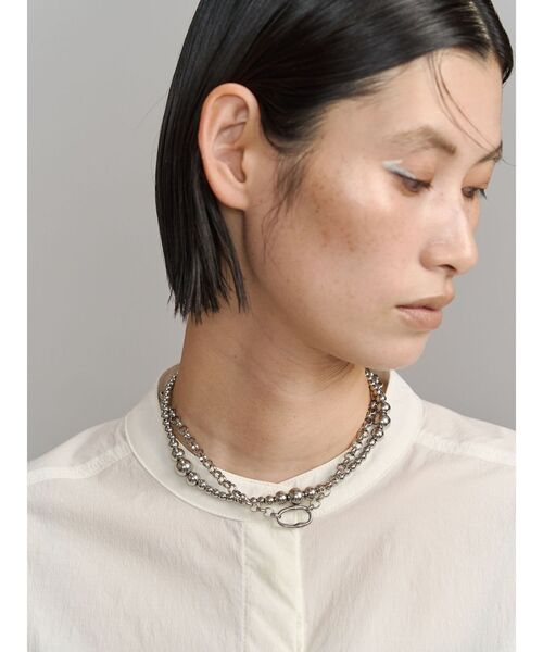 UN3D.(アンスリード)の「4WAY BALL CHAIN NC2 / 4WAYボールチェーンネックレス2(ネックレス・レディース・シルバー・FREE)」の7枚目の写真