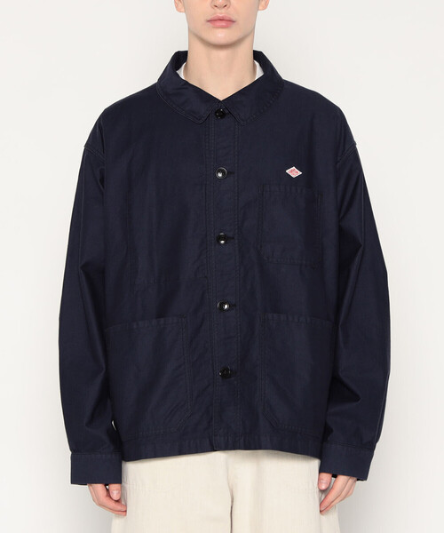 DANTON（ダントン）の「Men's Moleskin Wide Coverall Jacket（カバーオール・メンズ・ネイビー/ブラック・42/44/40）」の2枚目の写真