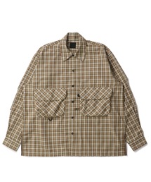 DAIWA PIER39（ダイワピア39）の「DAIWA PIER39  TECH SPORTS OPEN COLLAR SHIRT L S GREN PLAID ダイワ ピア39（シャツ/ブラウス）」