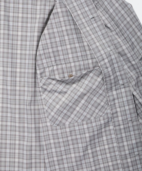 DAIWA PIER39(ダイワピア39)の「DAIWA PIER39 TECH SPORTS OPEN COLLAR SHIRT L/S GREN PLAID ダイワ ピア39(シャツ/ブラウス・メンズ・チャコール/ライトグレー/ブラウン・XL/L/M/S)」の6枚目の写真