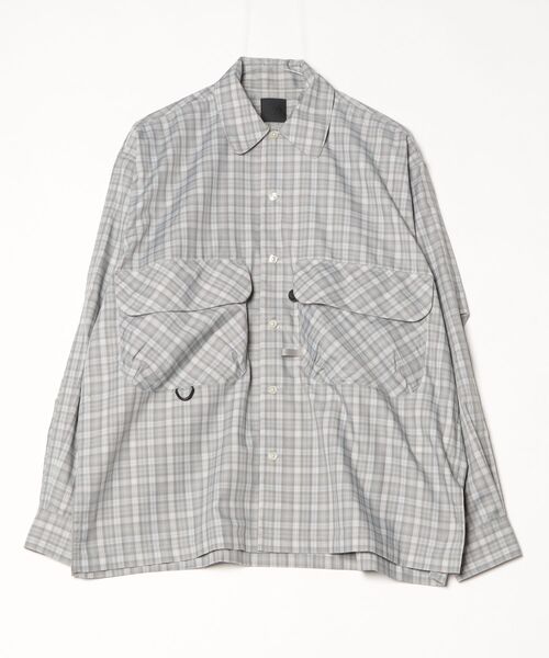 DAIWA PIER39(ダイワピア39)の「DAIWA PIER39 TECH SPORTS OPEN COLLAR SHIRT L/S GREN PLAID ダイワ ピア39(シャツ/ブラウス・メンズ・チャコール/ライトグレー/ブラウン・XL/L/M/S)」の11枚目の写真