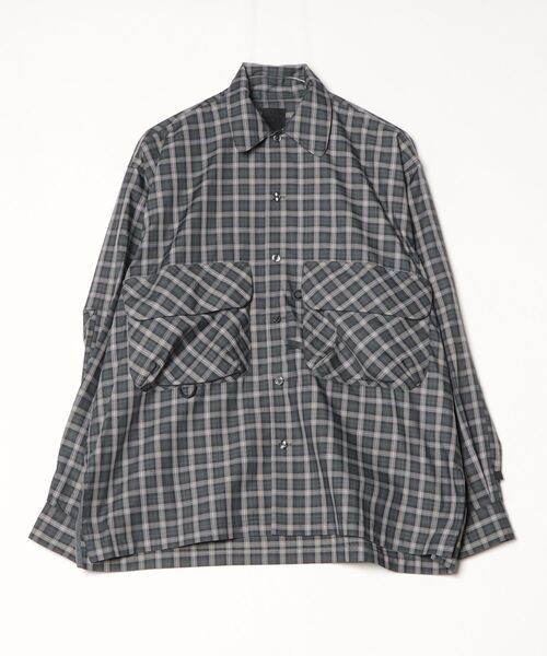 DAIWA PIER39(ダイワピア39)の「DAIWA PIER39 TECH SPORTS OPEN COLLAR SHIRT L/S GREN PLAID ダイワ ピア39(シャツ/ブラウス・メンズ・チャコール/ライトグレー/ブラウン・XL/L/M/S)」の12枚目の写真