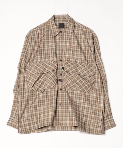 DAIWA PIER39(ダイワピア39)の「DAIWA PIER39 TECH SPORTS OPEN COLLAR SHIRT L/S GREN PLAID ダイワ ピア39(シャツ/ブラウス・メンズ・チャコール/ライトグレー/ブラウン・XL/L/M/S)」の13枚目の写真