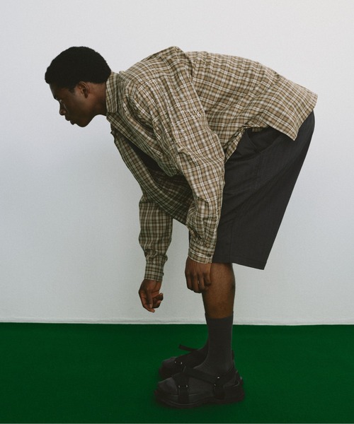 DAIWA PIER39(ダイワピア39)の「DAIWA PIER39 TECH SPORTS OPEN COLLAR SHIRT L/S GREN PLAID ダイワ ピア39(シャツ/ブラウス・メンズ・チャコール/ライトグレー/ブラウン・XL/L/M/S)」の9枚目の写真