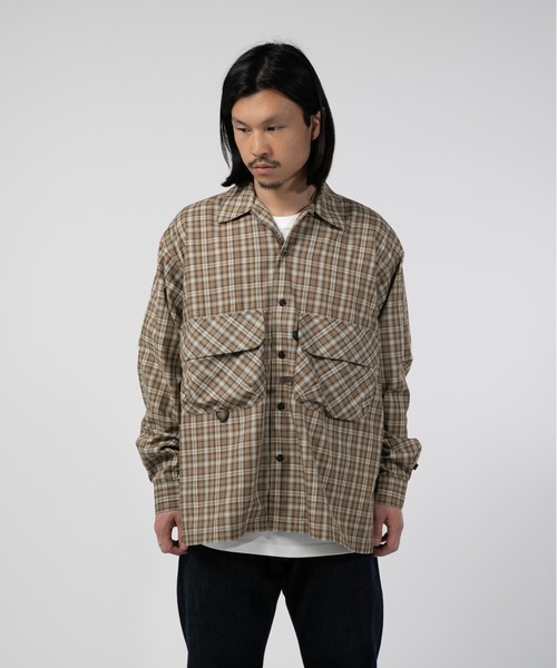 DAIWA PIER39(ダイワピア39)の「DAIWA PIER39 TECH SPORTS OPEN COLLAR SHIRT L/S GREN PLAID ダイワ ピア39(シャツ/ブラウス・メンズ・チャコール/ライトグレー/ブラウン・XL/L/M/S)」の20枚目の写真