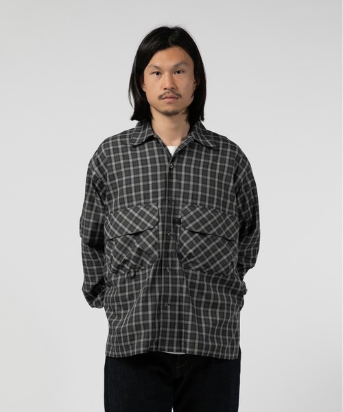 DAIWA PIER39(ダイワピア39)の「DAIWA PIER39 TECH SPORTS OPEN COLLAR SHIRT L/S GREN PLAID ダイワ ピア39(シャツ/ブラウス・メンズ・チャコール/ライトグレー/ブラウン・XL/L/M/S)」の21枚目の写真