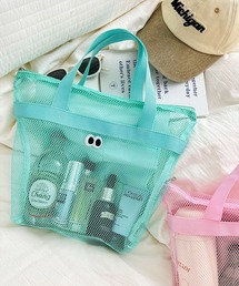 THE MILES（ザ マイルズ）の「"01"コミックアイ メッシュ ミニバッグ(ワッペン)（トートバッグ）」