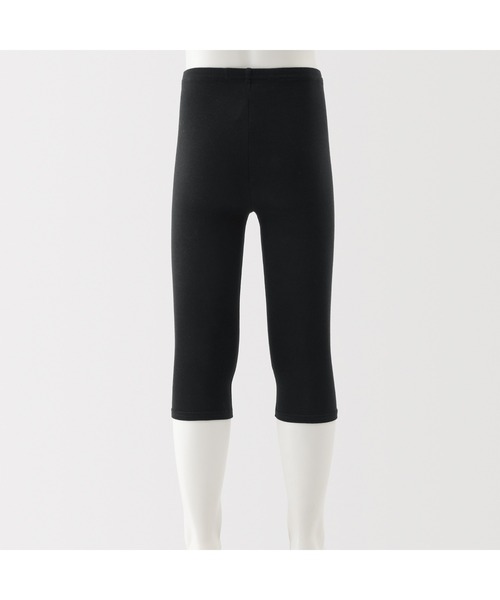 無印良品(ムジルシリョウヒン)の「キッズ ストレッチ天竺編み レギンス(七分丈)(レギンス/スパッツ・キッズ・ブラック・130/120/110)」の6枚目の写真
