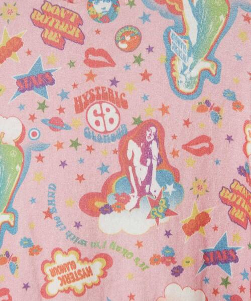 HYSTERIC GLAMOUR（ヒステリックグラマー）の「HYSTERIC68柄 カーディガン（カーディガン/ボレロ・レディース・ピンク系その他/ブラック系その他・FREE）」の4枚目の写真