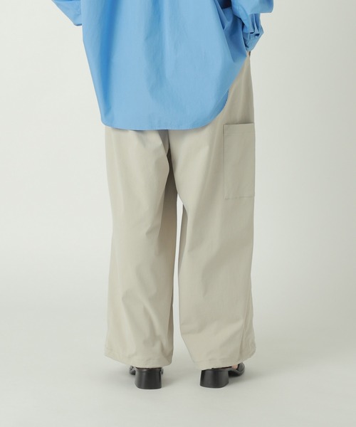 ZUCCa(ズッカ)の「SPUN PE STRETCH TWILL / パンツ(その他パンツ・レディース・カーキ/ベージュ/ダークグレー・S size/M size)」の5枚目の写真