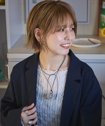 studio CLIP | 【CLIP BY STAFF/moezo企画】プレートコードネックレス(ネックレス)