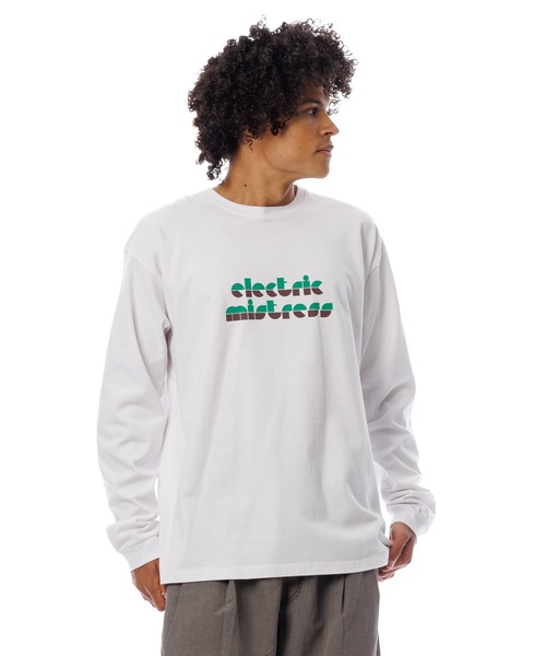 Sandinista(サンディニスタ)の「Sound L-S Tee / サウンド長袖Tシャツ(Tシャツ/カットソー・メンズ・ホワイト/ブラック・MEDIUM/LARGE/X-LARGE)」の1枚目の写真