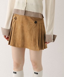 Heather（ヘザー）の「サイドプリーツミニスカート　652974（スカート）」